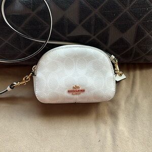 Off white Coach purse